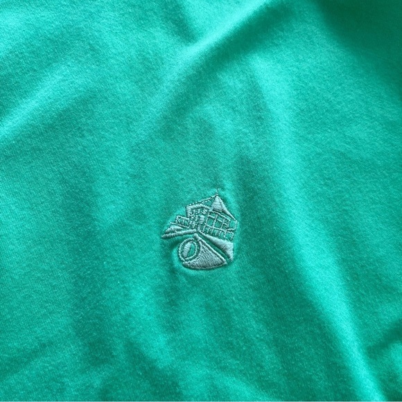 Peter Millar Green Mercerized Cotton Polo Medium - Picture 3 of 6